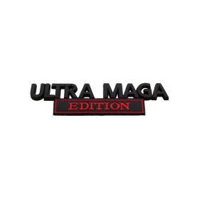 2pcs Ultra MAGA Edition Emblems, Emblem 3D Badge Decal Car Truck SUV,Refrigerator Sticker,Window Display Stickers,Bicycles, Laptops, Fridges (Option: BlackRed)