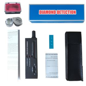 Diamond Gemstone Detector Pen Tester Moissanite Tester Gemstone Jewelry Tool Set With 30X Jeweler's Loupe Magnifier Jewelry Testing Tool Pen Port (Option: 1pack)